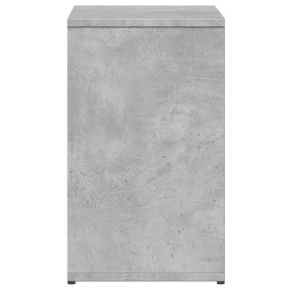 vidaXL Tables d'appoint 2 pcs Gris béton 50x30x50 cm Bois d'ingénierie