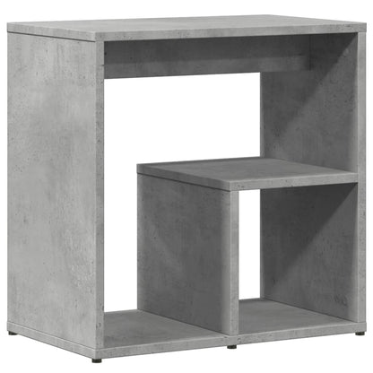 vidaXL Tables d'appoint 2 pcs Gris béton 50x30x50 cm Bois d'ingénierie