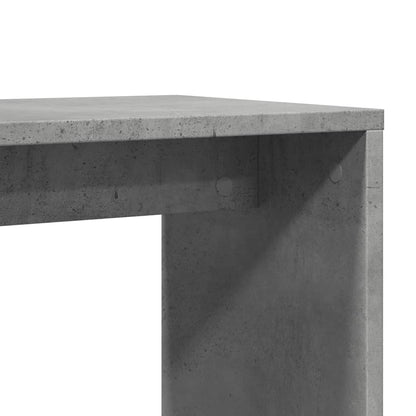 vidaXL Tables d'appoint 2 pcs Gris béton 50x30x50 cm Bois d'ingénierie