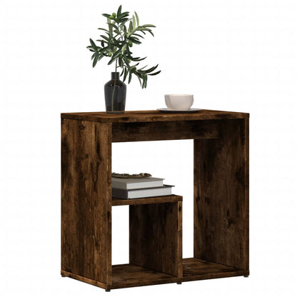 vidaXL Tables d'appoint 2 pcs Chêne fumé 50x30x50 cm Bois d'ingénierie