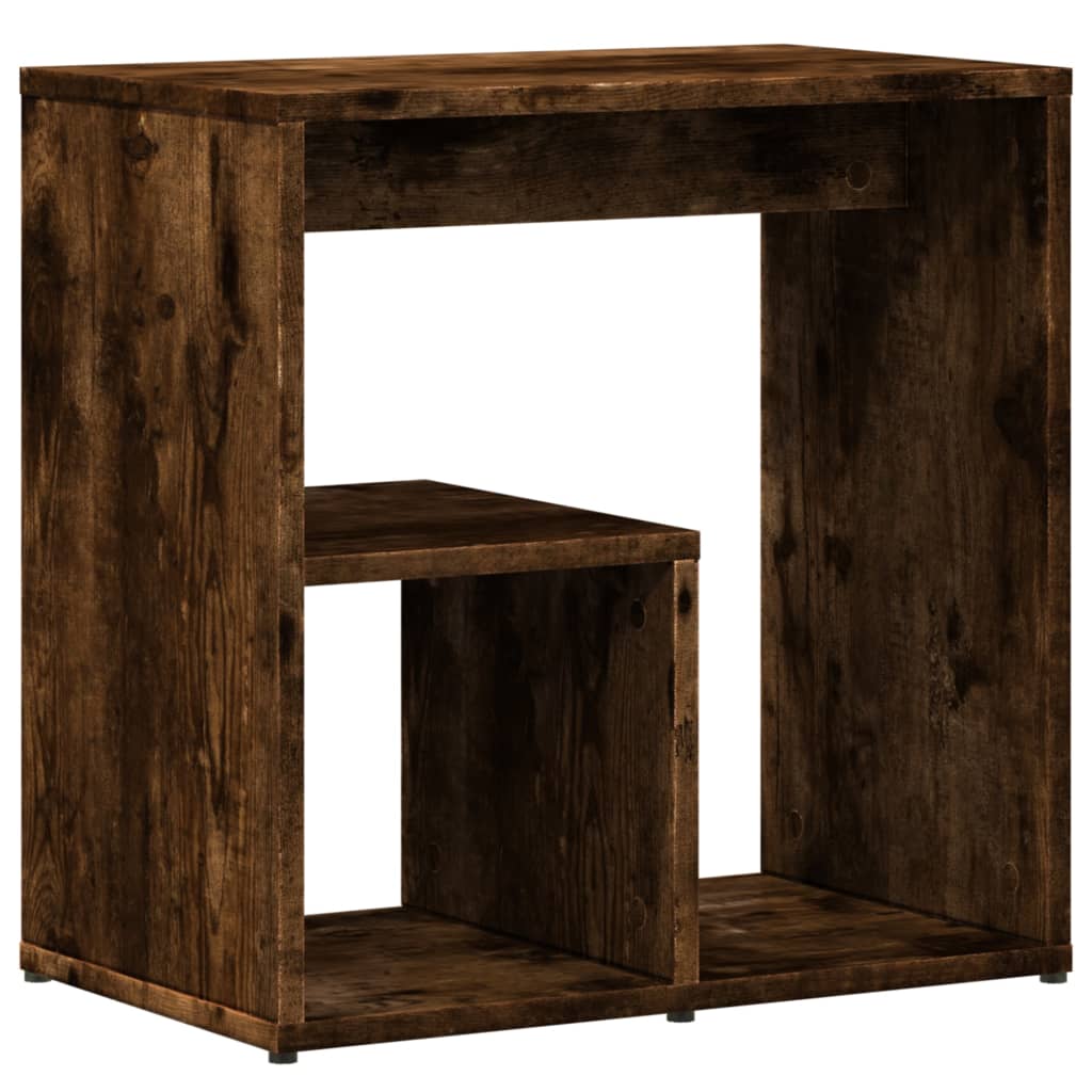 vidaXL Tables d'appoint 2 pcs Chêne fumé 50x30x50 cm Bois d'ingénierie