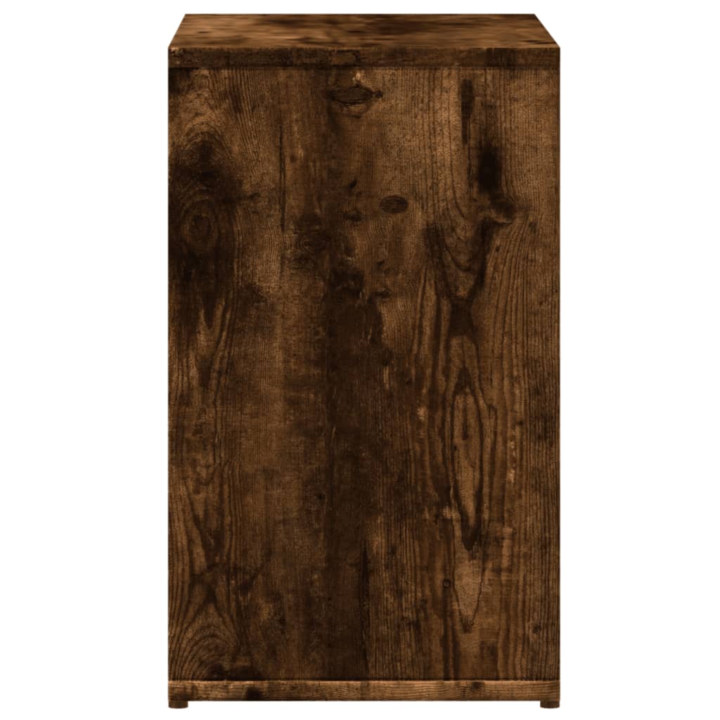 vidaXL Tables d'appoint 2 pcs Chêne fumé 50x30x50 cm Bois d'ingénierie