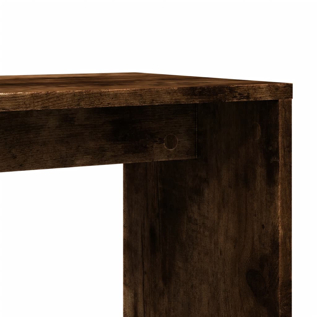 vidaXL Tables d'appoint 2 pcs Chêne fumé 50x30x50 cm Bois d'ingénierie
