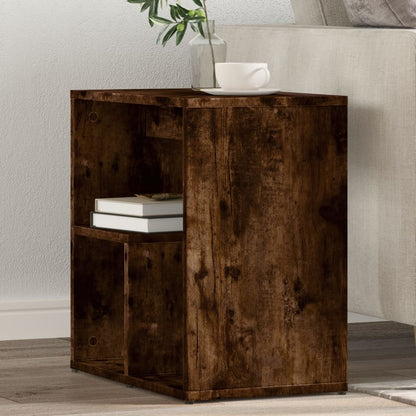 vidaXL Tables d'appoint 2 pcs Chêne fumé 50x30x50 cm Bois d'ingénierie