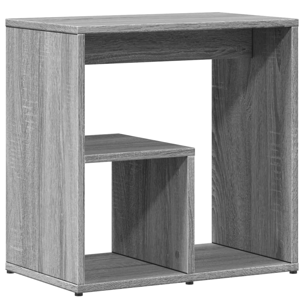 vidaXL Tables d'appoint 2 pcs Gris Sonoma 50x30x50 cm Bois d'ingénierie