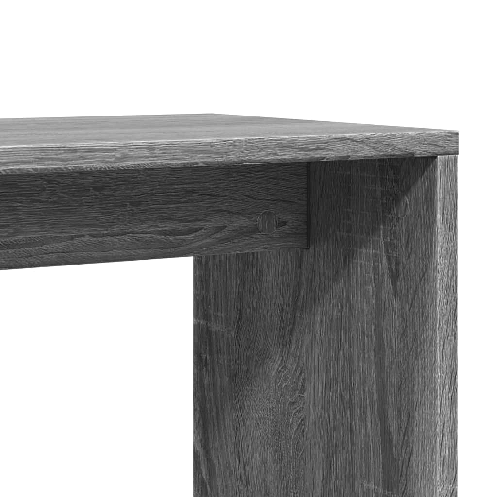 vidaXL Tables d'appoint 2 pcs Gris Sonoma 50x30x50 cm Bois d'ingénierie
