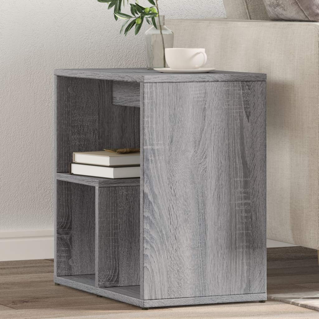 vidaXL Tables d'appoint 2 pcs Gris Sonoma 50x30x50 cm Bois d'ingénierie