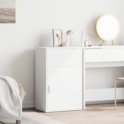 vidaXL Beistellschrank Weiß 56,5x39x90 cm Holzwerkstoff