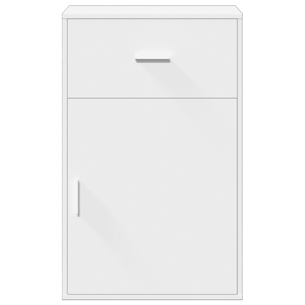 vidaXL Beistellschrank Weiß 56,5x39x90 cm Holzwerkstoff