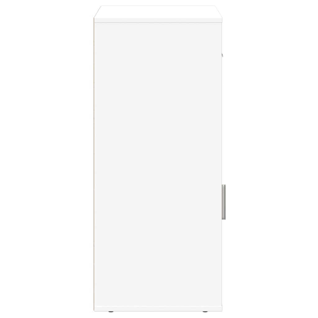 vidaXL Beistellschrank Weiß 56,5x39x90 cm Holzwerkstoff