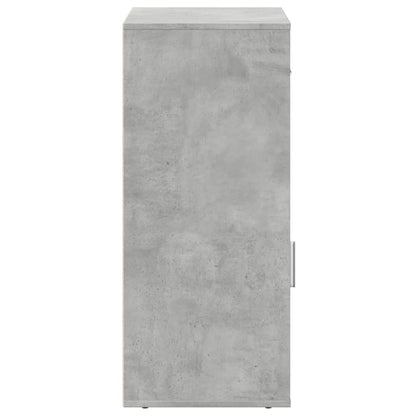 vidaXL Beistellschrank Betongrau 56,5x39x90 cm Holzwerkstoff