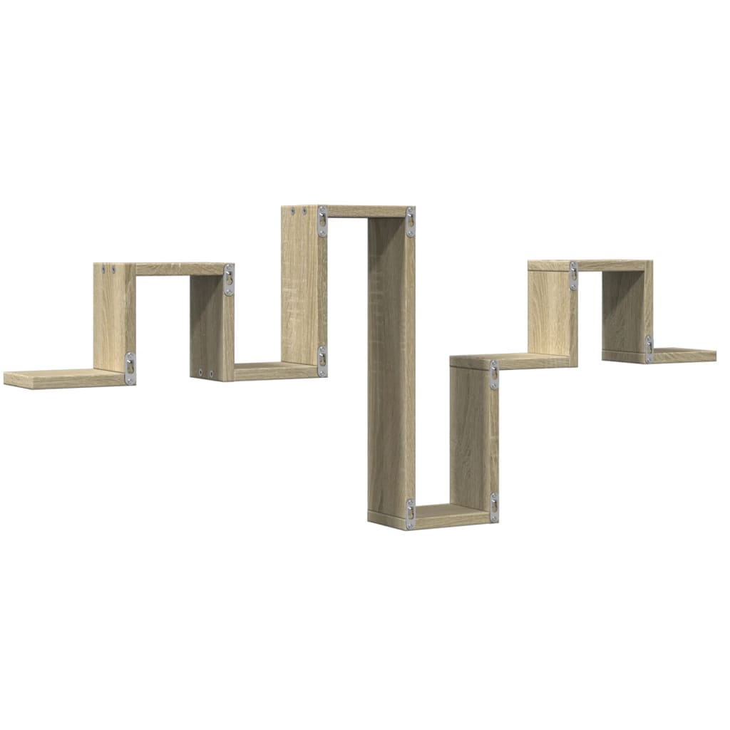 vidaXL Wandregal Sonoma-Eiche 104,5x10x43 cm Holzwerkstoff