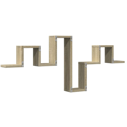 vidaXL Wandregal Sonoma-Eiche 104,5x10x43 cm Holzwerkstoff