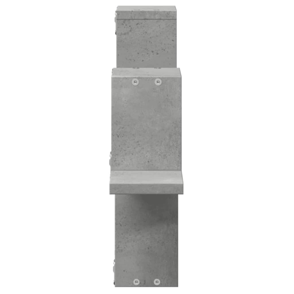 vidaXL Étagère murale gris béton 104,5x10x43 cm bois d'ingénierie