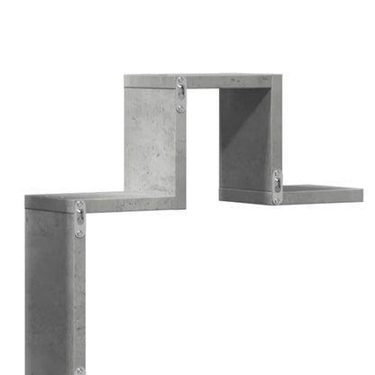 vidaXL Étagère murale gris béton 104,5x10x43 cm bois d'ingénierie
