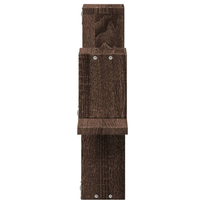 vidaXL Wandregal Braun Eichen-Optik 104,5x10x43 cm Holzwerkstoff