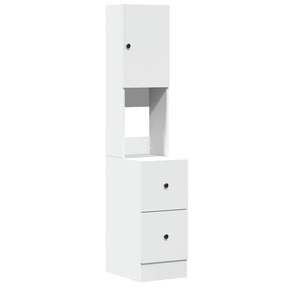 vidaXL Küchenschrank Weiß 35x50x180 cm Holzwerkstoff