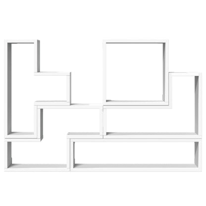 vidaXL Wandregal Weiß 96x12x64 cm Holzwerkstoff