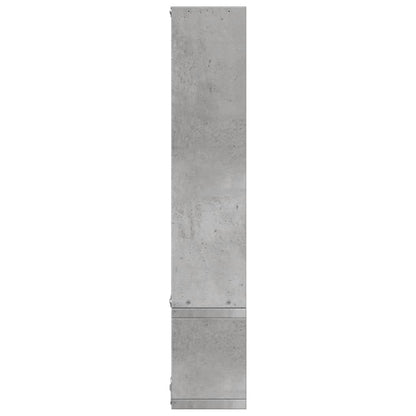 vidaXL Wandregal Betongrau 96x12x64 cm Holzwerkstoff