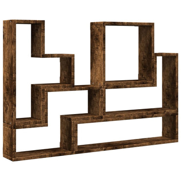 vidaXL Étagère murale chêne fumé 96x12x64 cm en bois d'ingénierie