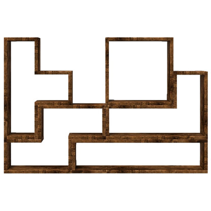 vidaXL Étagère murale chêne fumé 96x12x64 cm en bois d'ingénierie