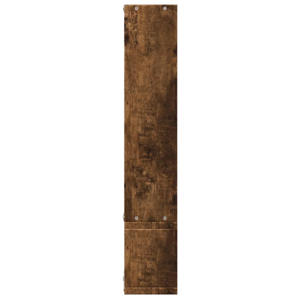 vidaXL Étagère murale chêne fumé 96x12x64 cm en bois d'ingénierie