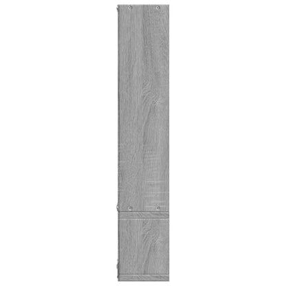 vidaXL Wandregal Grau Sonoma 96x12x64 cm Holzwerkstoff