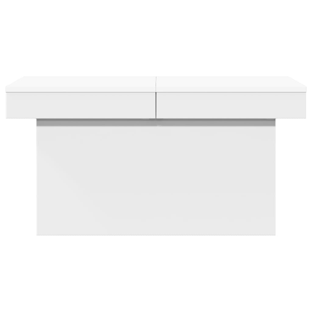 vidaXL Couchtisch Weiß 80x55x40 cm Holzwerkstoff
