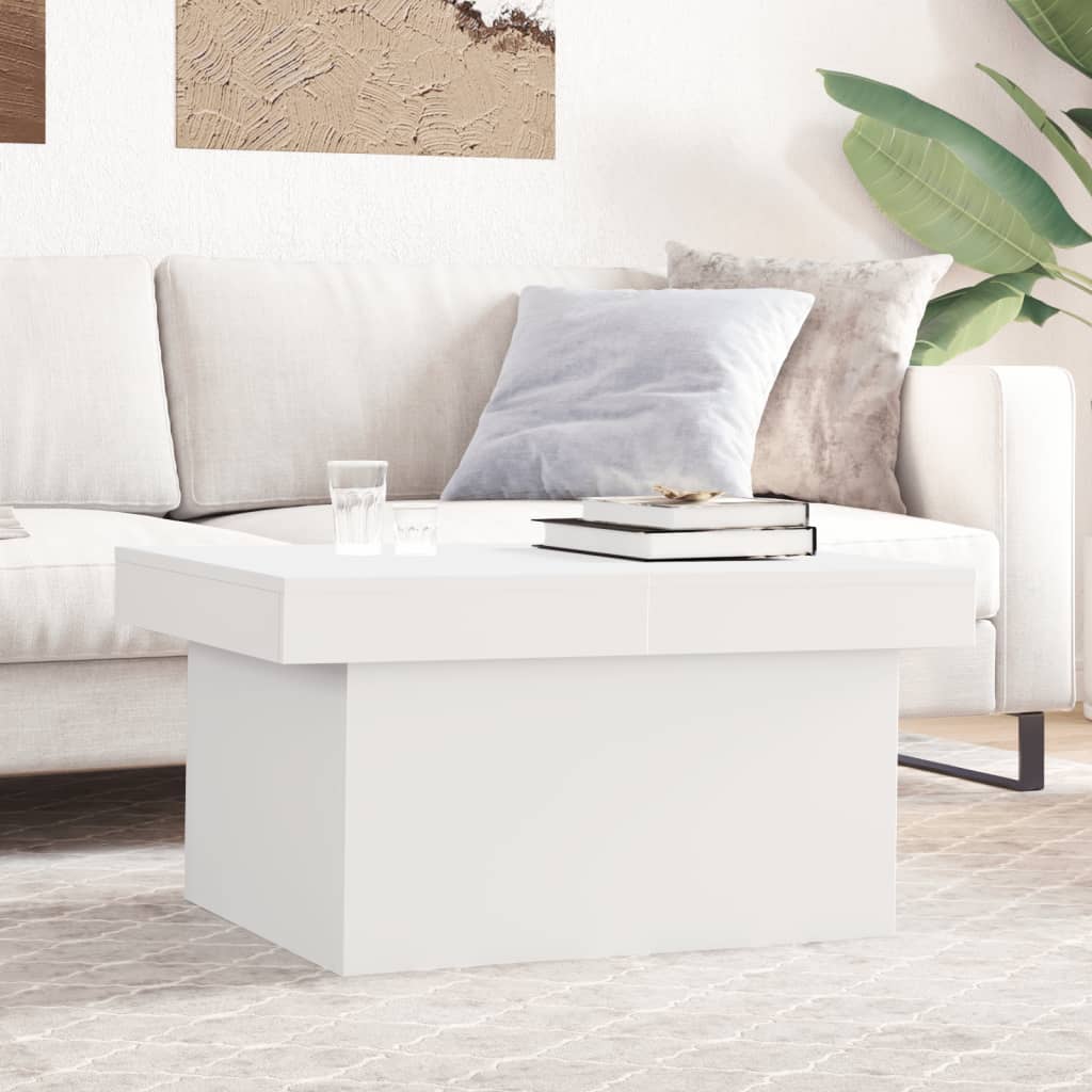vidaXL Couchtisch Weiß 80x55x40 cm Holzwerkstoff