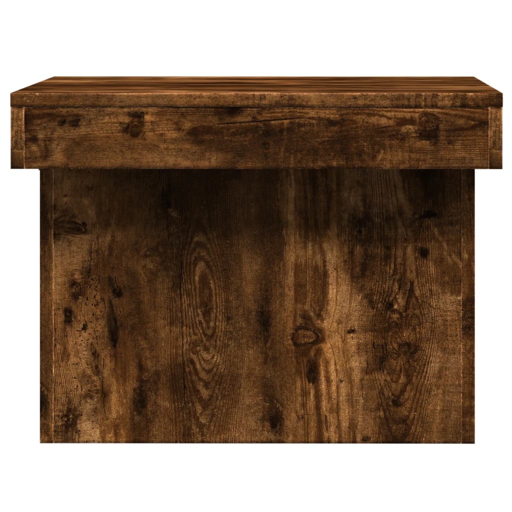 vidaXL Table basse chêne fumé 100x55x40 cm Bois d'ingénierie