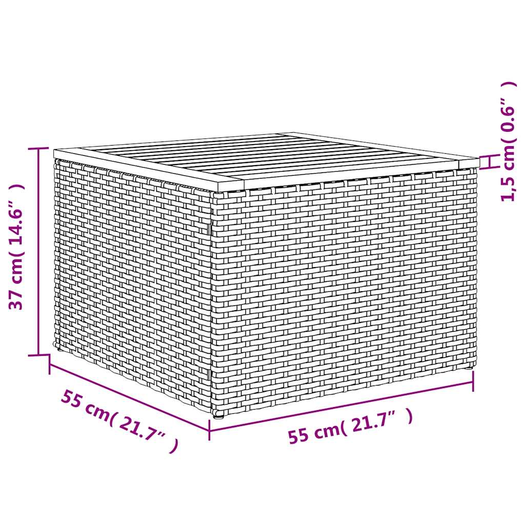 vidaXL Ensemble de canapés de jardin 5 pcs avec coussins Beige résine tressée