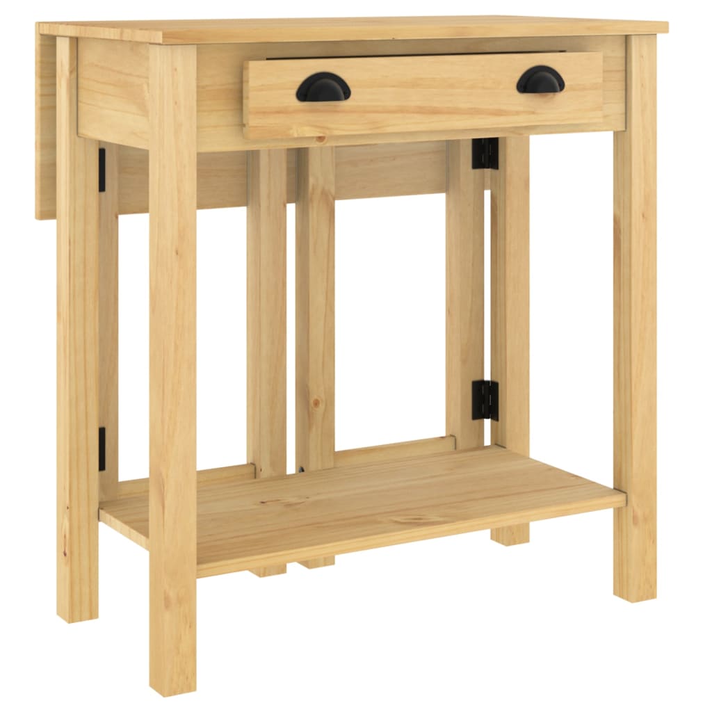 vidaXL 3-tlg. Bar-Set Massivholz Kiefer