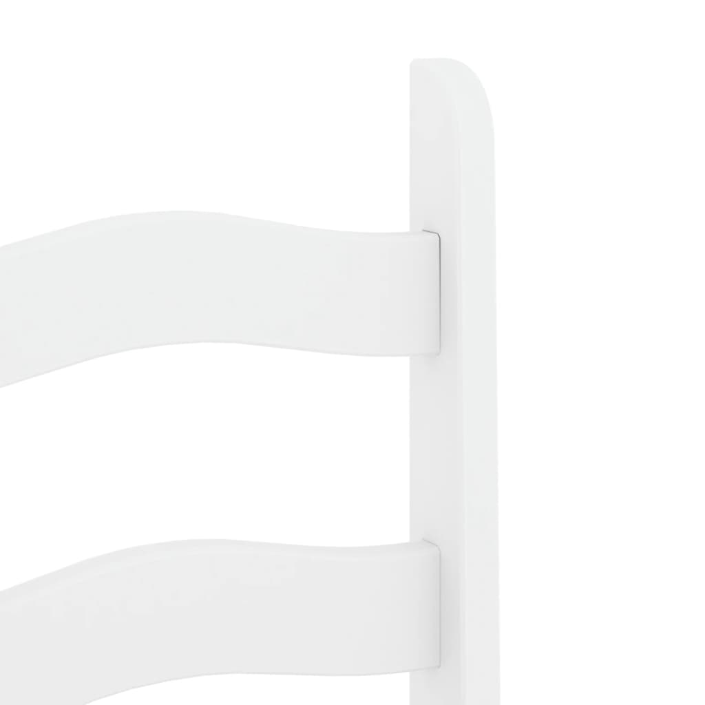 vidaXL Chaises de salle à manger 2 pcs Corona Blanc 42x47x107 cm Pin massif