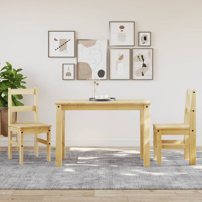 vidaXL Essstühle 2 Stk. Panama 40x46x90 cm Massivholz Kiefer