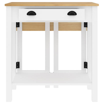 vidaXL 5-tlg. Bar-Set Weiß Massivholz Kiefer