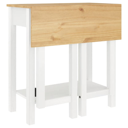 vidaXL 5-tlg. Bar-Set Weiß Massivholz Kiefer