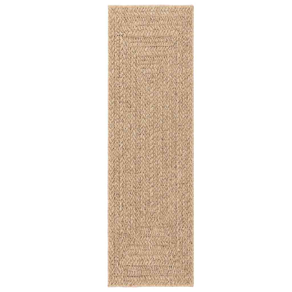 vidaXL Tapis ZIZUR 80x250 cm Aspect Jute Intérieur et Extérieur