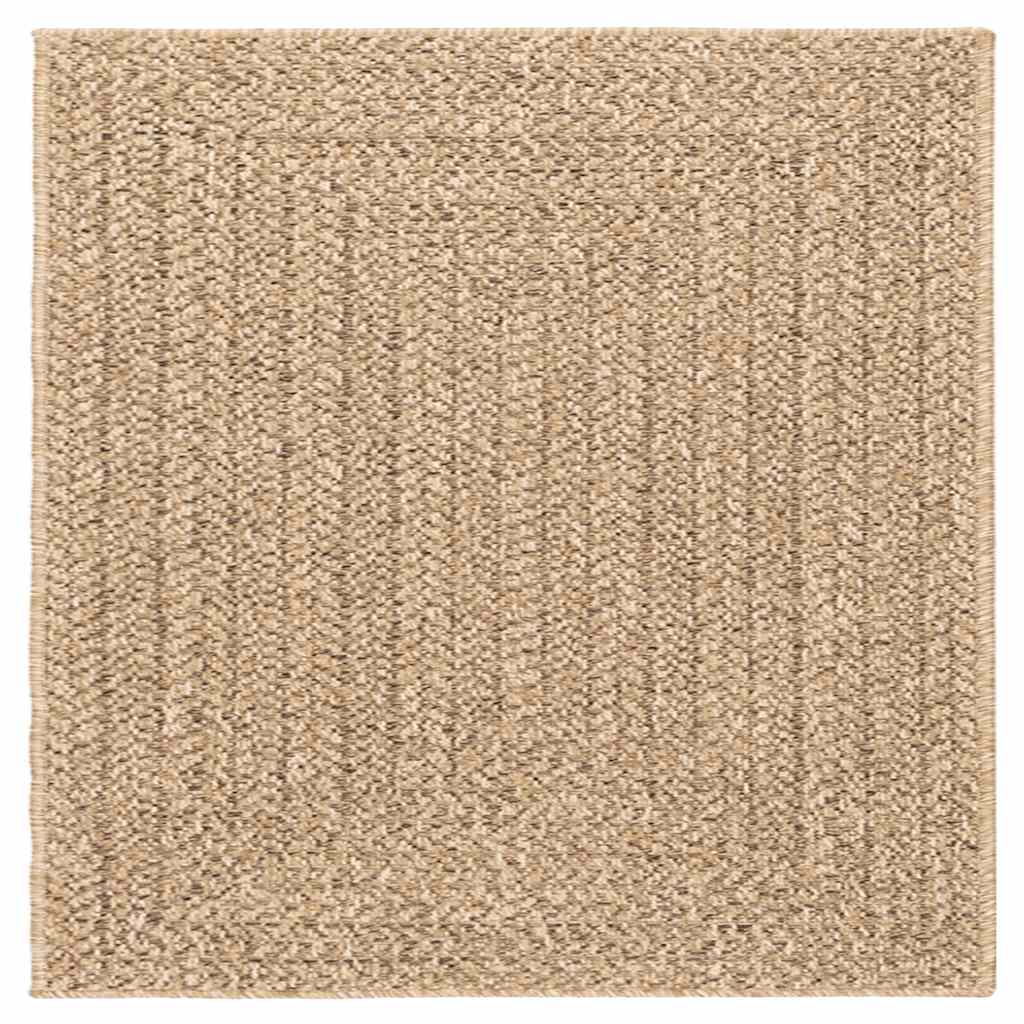 vidaXL Tapis ZIZUR 120x120 cm aspect jute Intérieur et extérieur