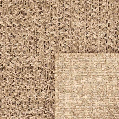 vidaXL Tapis ZIZUR 120x120 cm aspect jute Intérieur et extérieur