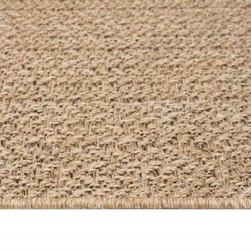 vidaXL Tapis ZIZUR 200x200 cm aspect jute Intérieur et extérieur