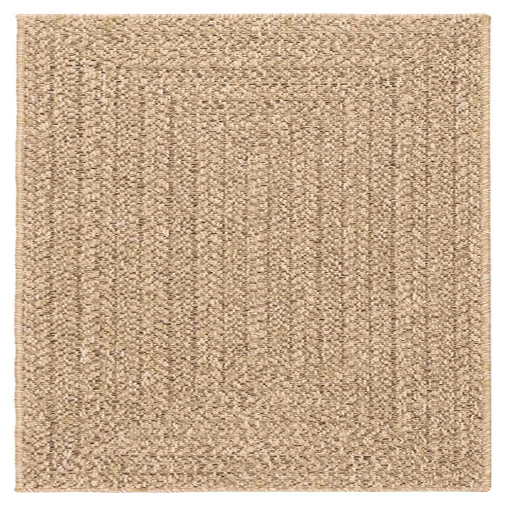 vidaXL Tapis ZIZUR 240x240 cm Aspect jute Intérieur et extérieur