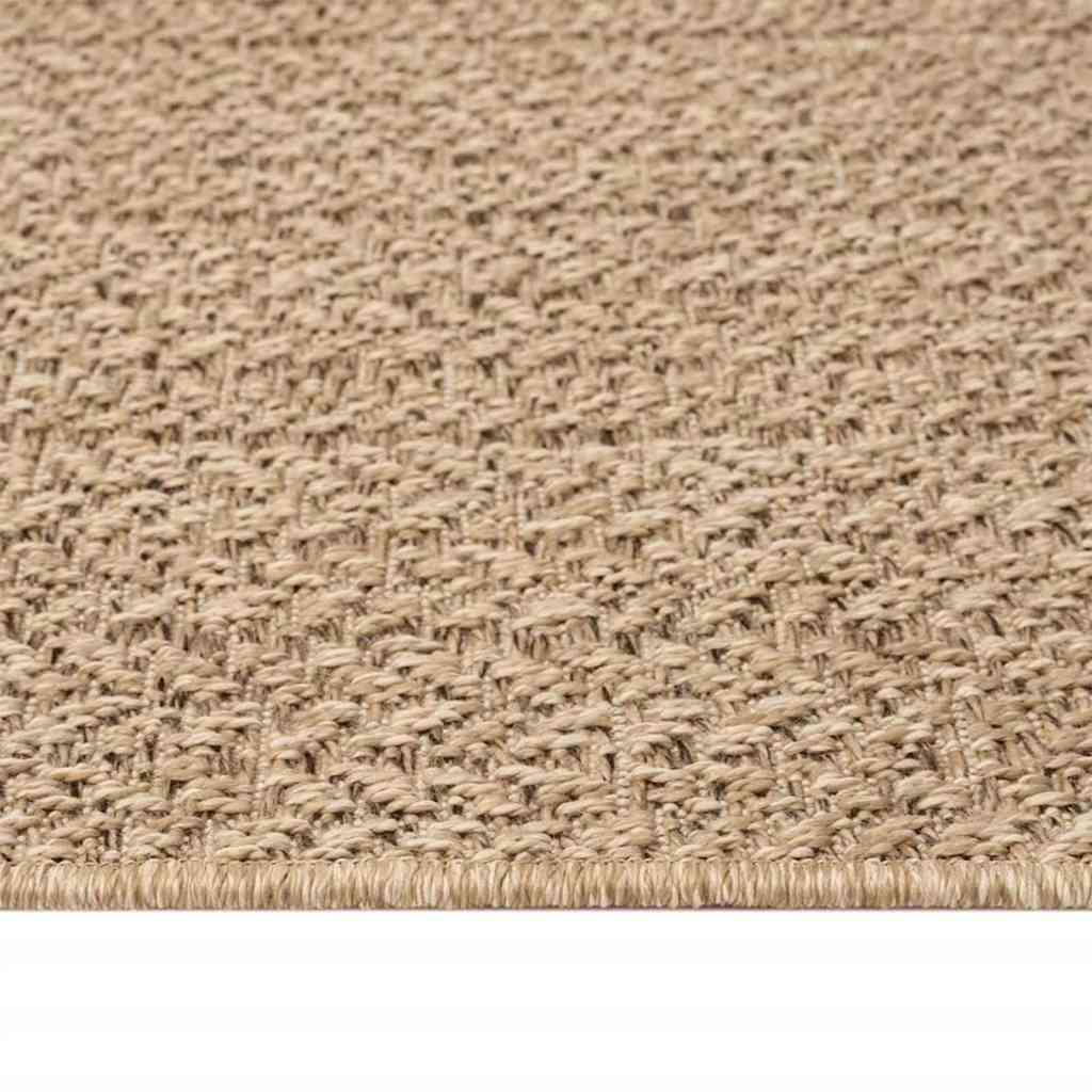 vidaXL Tapis ZIZUR 240x240 cm Aspect jute Intérieur et extérieur