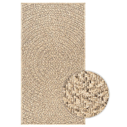vidaXL Teppich ZIZUR 60x110 cm Jute-Optik Indoor und Outdoor
