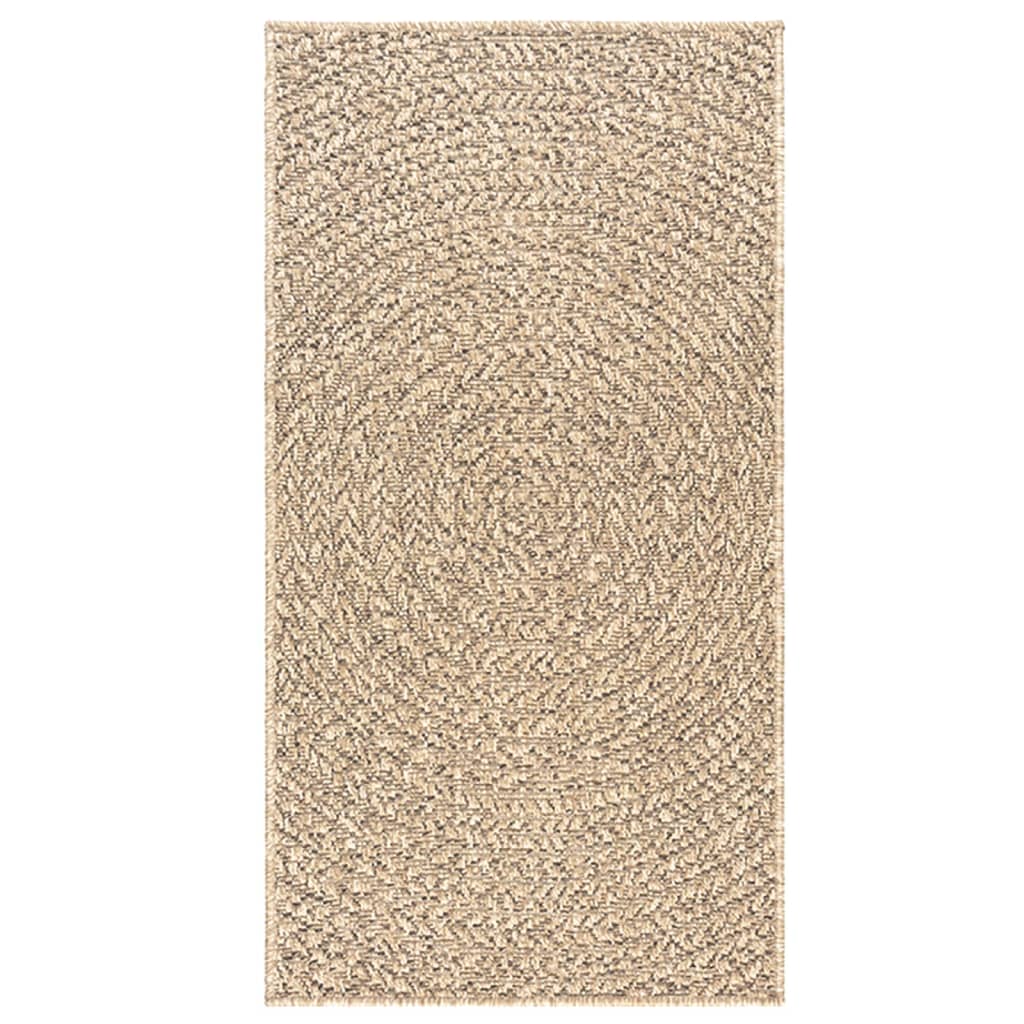 vidaXL Teppich ZIZUR 60x110 cm Jute-Optik Indoor und Outdoor