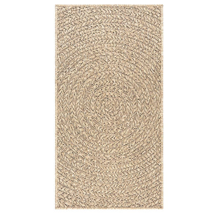 vidaXL Teppich ZIZUR 60x110 cm Jute-Optik Indoor und Outdoor