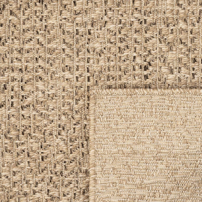 vidaXL Tapis ZIZUR 120x120 cm aspect jute Intérieur et extérieur