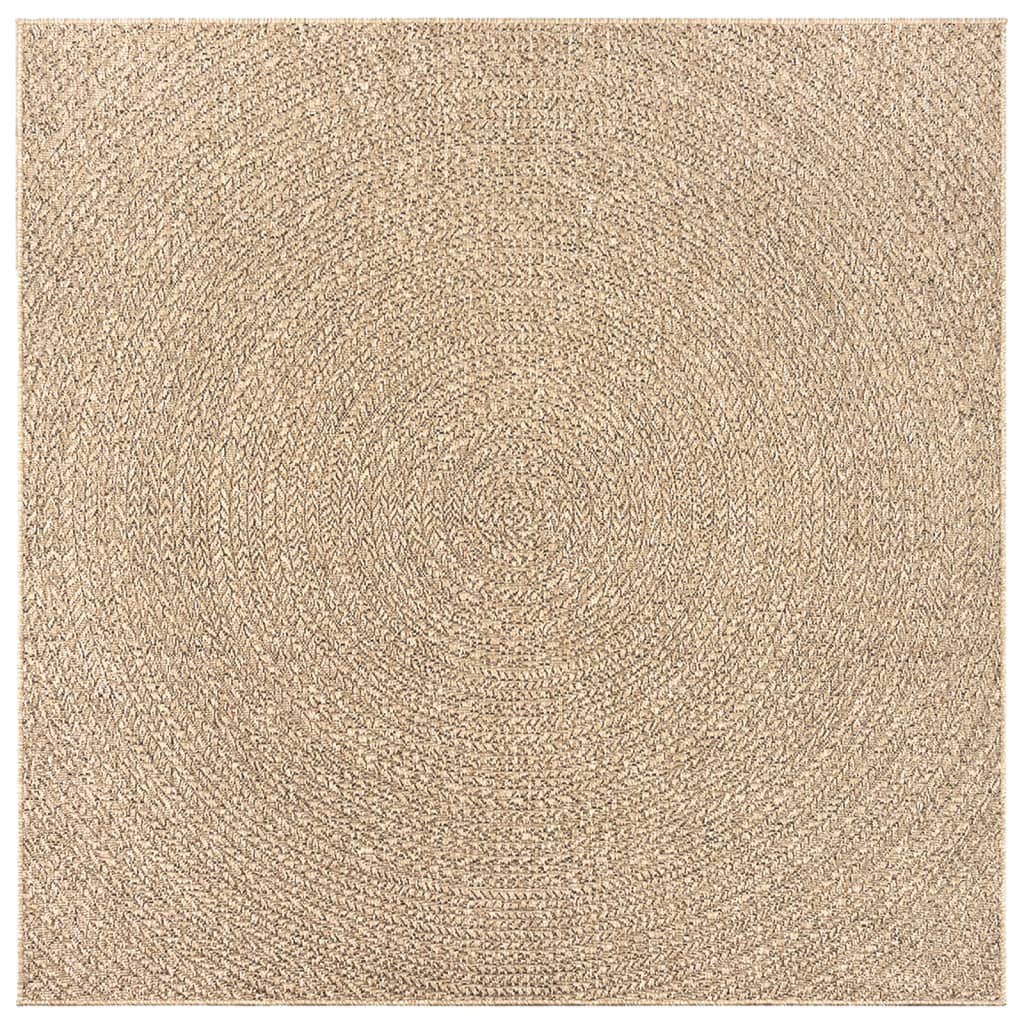 vidaXL Tapis ZIZUR 200x200 cm aspect jute Intérieur et extérieur