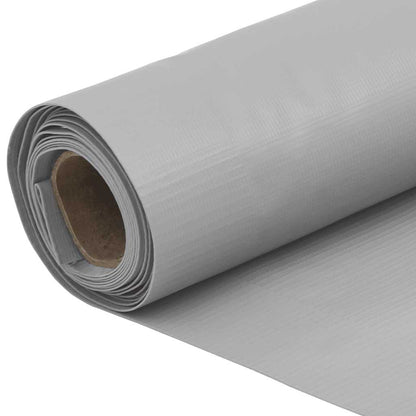 vidaXL Balkon-Sichtschutz Grau 500x75 cm PVC