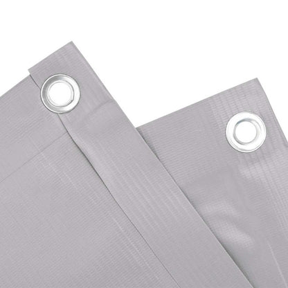 vidaXL Balkon-Sichtschutz Grau 700x75 cm PVC