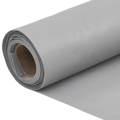 vidaXL Balkon-Sichtschutz Grau 700x75 cm PVC